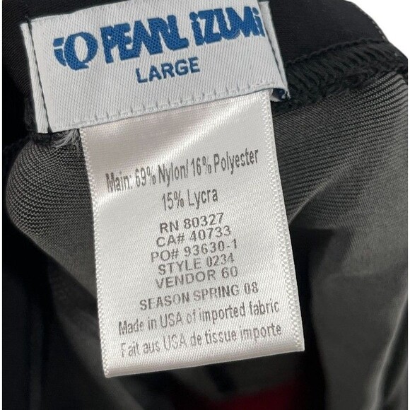 Pearl Izumi Pants Men's Size Large Black Ultrasensor Biking Shorts - Picture 6 of 6